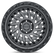 Black Rhino Shredder Matte Gunmetal W/ Black Ring Wheel