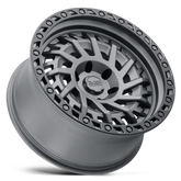 Black Rhino Shredder Matte Gunmetal W/ Black Ring Wheel