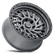 Black Rhino Shredder Matte Gunmetal W/ Black Ring Wheel