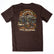 Tru Adventure Tee in Espresso, full color back print