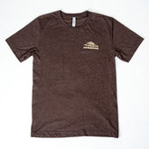 Tru Adventure Tee in Espresso, front chest logo