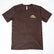 Tru Adventure Tee in Espresso, front chest logo