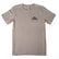 Tru Adventure Tee in Stone, front chest logo