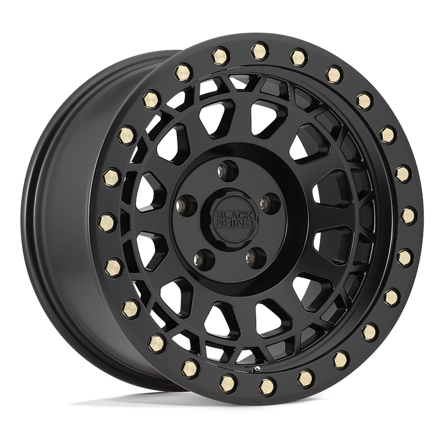 Black Rhino Primm Matte Black W/ Brass Bolts Wheel