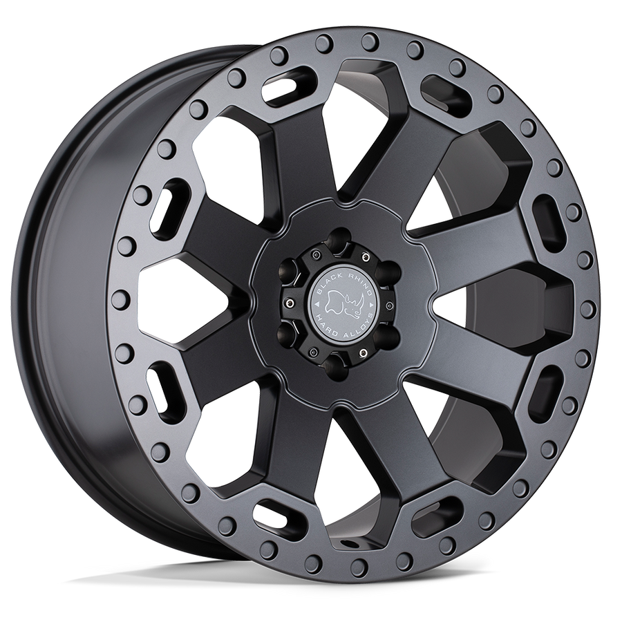 Black Rhino Warlord Matte Gunmetal Wheel