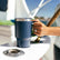 YETI Rambler 35 oz Straw Mug on a fishing boat